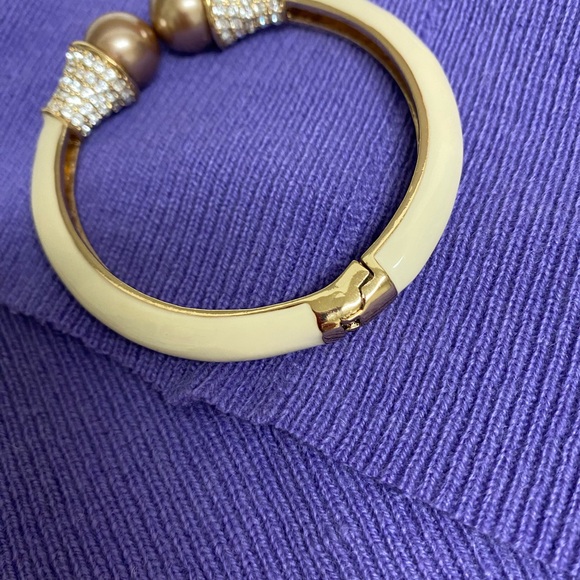 Kate Spade Enamel Hinged Cuff Bracelet - Picture 3 of 7